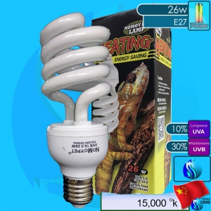SeaSun (Reptile Bulb) NomoyPet ND-19 UVB10 E27 26w (White 15000k)
