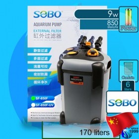Sobo (Filter System) External Filter SF- 850F (850 L/hr)(9w)
