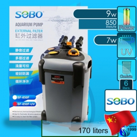 Sobo (Filter System) External Filter SF- 850F-UV (850 L/hr)(9w)