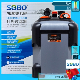Sobo (Filter System) External Filter SF- 650F (650 L/hr)(8w)