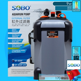 Sobo (Filter System) External Filter SF- 850F (850 L/hr)(9w)