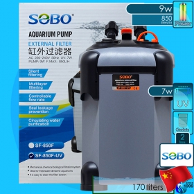 Sobo (Filter System) External Filter SF- 850F-UV (850 L/hr)(9w)