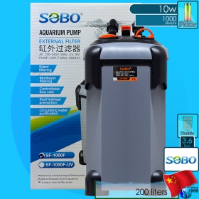 Sobo (Filter System) External Filter SF-1000F (1000 L/hr)(10w)