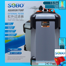 Sobo (Filter System) External Filter SF-1200F (1200 L/hr)(13.5w)