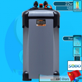 Sobo (Filter System) External Filter SF-2200F-UV (2200 L/hr)(22w)