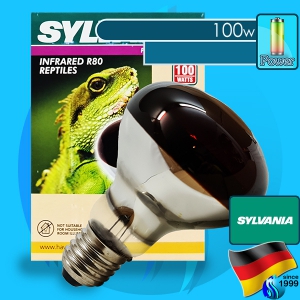 Sylvania (Reptile Heater) Reptiles Infrared R80 E27 100w (220V AC)