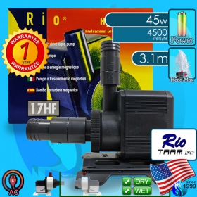 Taam (Water Pump) Rio Hyper Flow 17HF (4500 L/hr)(45w)(H 3.1m)