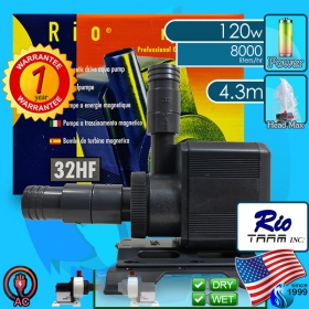 Taam (Water Pump) Rio Hyper Flow 32HF (8000 L/hr)(120w)(H 4.3m)