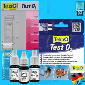Tetra (Tester) Test O2 Test Oxygen (50 tests)