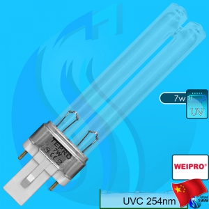 Weipro (UVC Bulb) PL-UV 2 pins G23 7w (UVC 254nm)