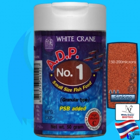 White Crane (Fish Food) Aquatech ADP No 1  50g (60ml)